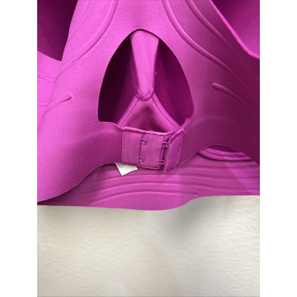 All In Motion Women High Support Embossed Racerback Sports Bra 2X New Purple - Picture 6 of 10